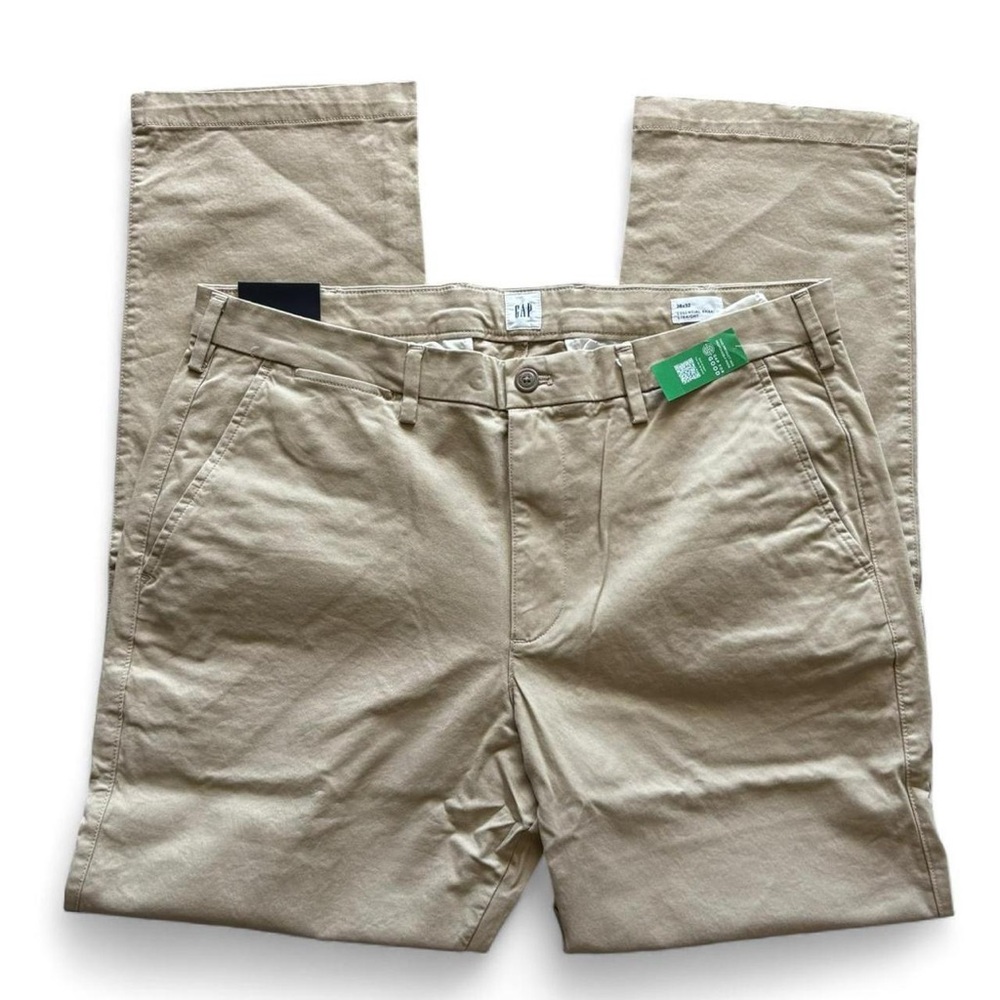 GAP Men's essentials straight leg khaki pants w36” x l32” new with tag